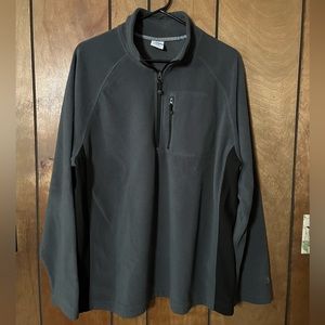 Mens Starter Fleece Half Zip Pullover Top